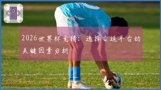 2026世界杯竞猜：选择合适平台的关键因素分析
