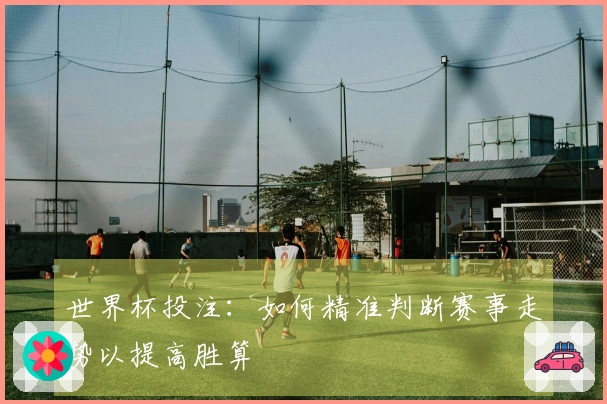 世界杯投注：如何精准判断赛事走势以提高胜算