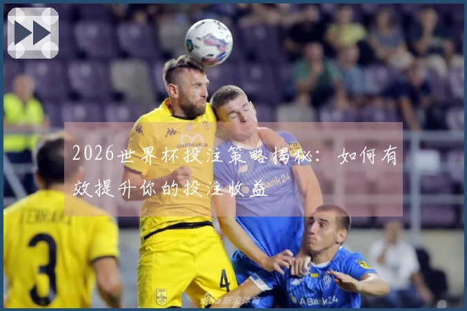 2026世界杯投注策略揭秘：如何有效提升你的投注收益